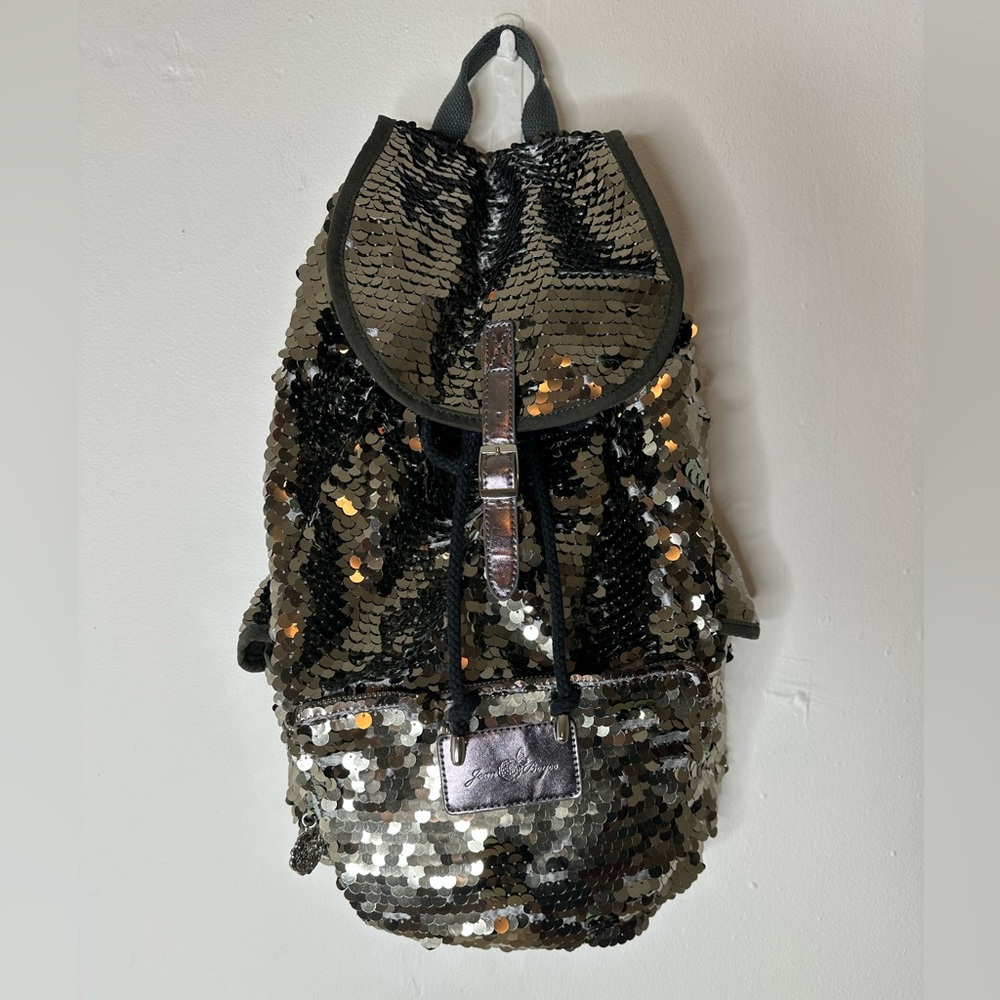 Joan Boyce Sequin Backpack Bookbag